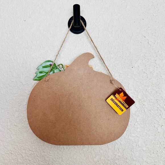 Mini Pumpkin Chalkboard Hanging Decoration Thankful Fall Thanksgiving - Picture 2 of 5